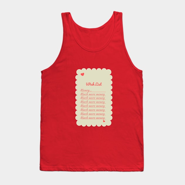 wish list Tank Top by tubakubrashop